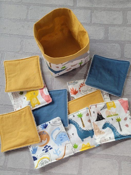 Panier + 10 lingettes démaquillantes « MARBY »